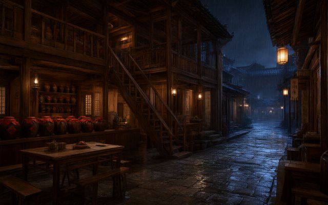 SceneMixer 第一步「场景风格」里的「暗黑武侠」卡