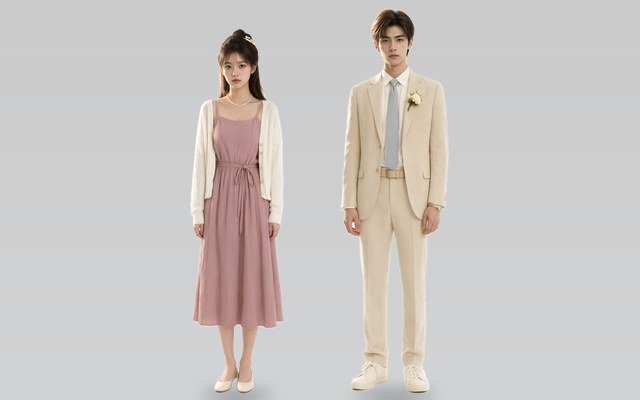 SceneMixer 第一步「服装风格」里的「甜宠日常」卡